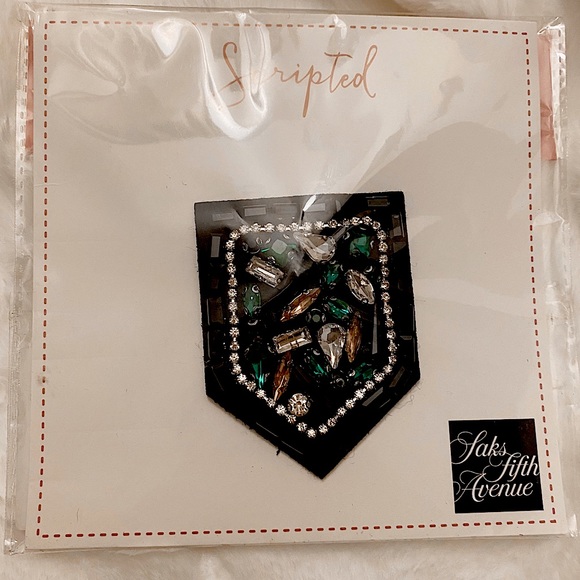 Scripted Pin by Saks Fifth Avenue - Picture 1 of 3